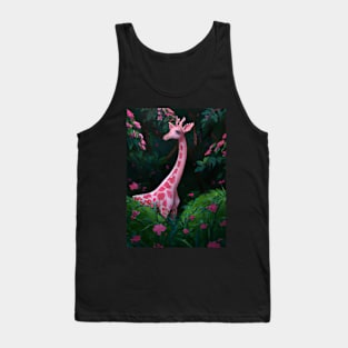 Pink Giraffe Tank Top